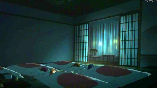 Romantic Chuunibyou Anime Love Scene With Adorable Couple