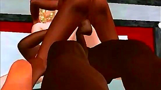 Naughty Nancy’s Mommy Threesome Adventure With BBC In 3D Hentai Anime