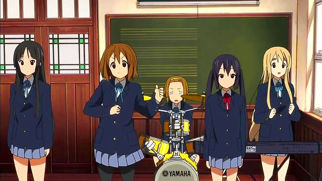 K-ON! Anime Girls Rock Out With Sexy Music Performance