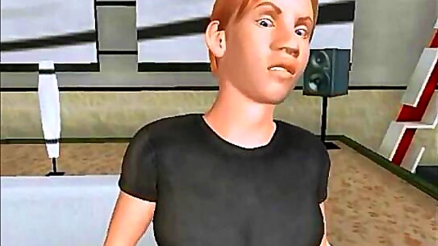 Blonde MILF Mommy Takes BBC in Naughty Anime Story Episode