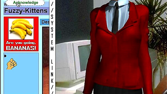 Huge-Titted Anime Chick Bounces Naked in XXX Flash Game World