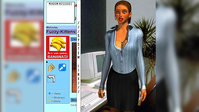 Huge-Titted Anime Chick Bounces Naked in XXX Flash Game World