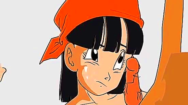Pan From Dragon Ball Z Gives Hot Hentai Blowjob With Sexy Moans