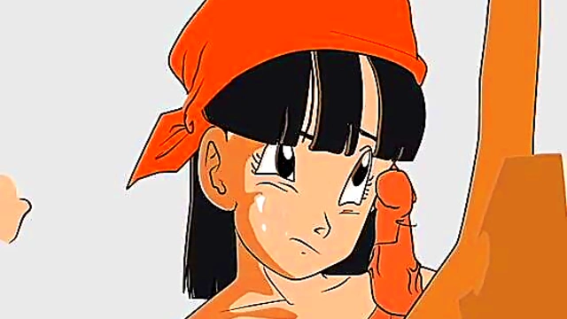 Pan From Dragon Ball Z Gives Hot Hentai Blowjob With Sexy Moans
