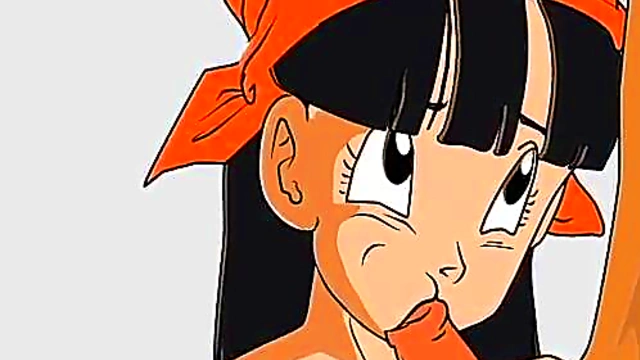 Pan From Dragon Ball Z Gives Hot Hentai Blowjob With Sexy Moans