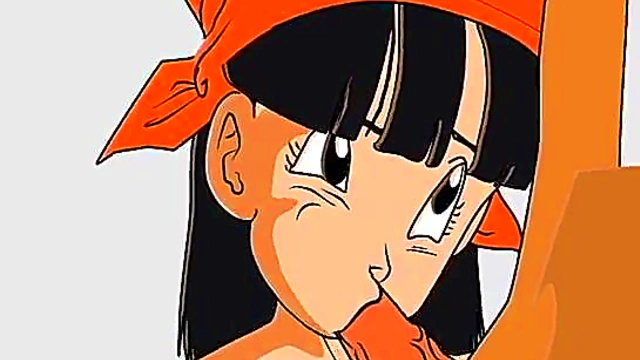 Pan From Dragon Ball Z Gives Hot Hentai Blowjob With Sexy Moans