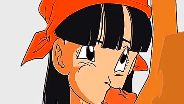 Pan From Dragon Ball Z Gives Hot Hentai Blowjob With Sexy Moans