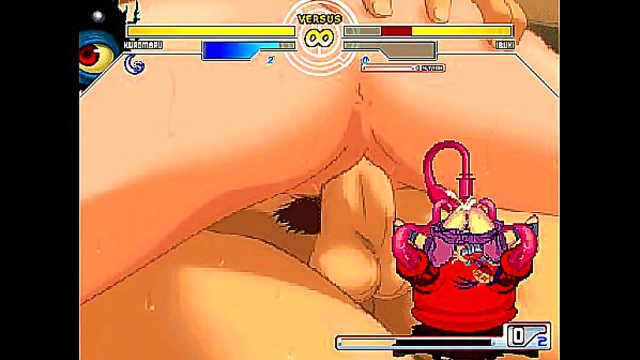 Horny Hentai Fighter Shows Off Her Skills With Intense Blowjob Session