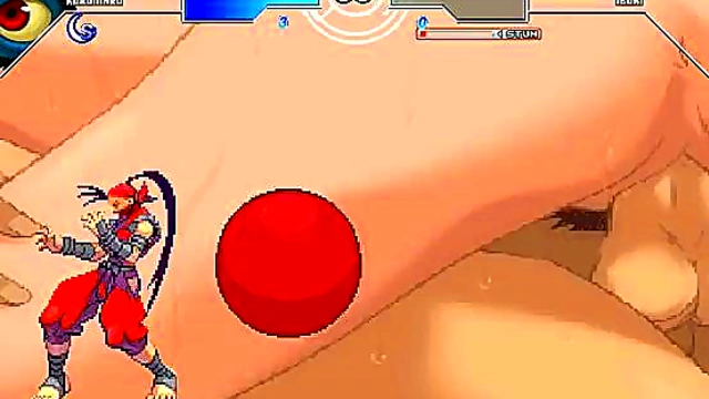 Horny Hentai Fighter Shows Off Her Skills With Intense Blowjob Session