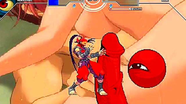 Horny Hentai Fighter Shows Off Her Skills With Intense Blowjob Session