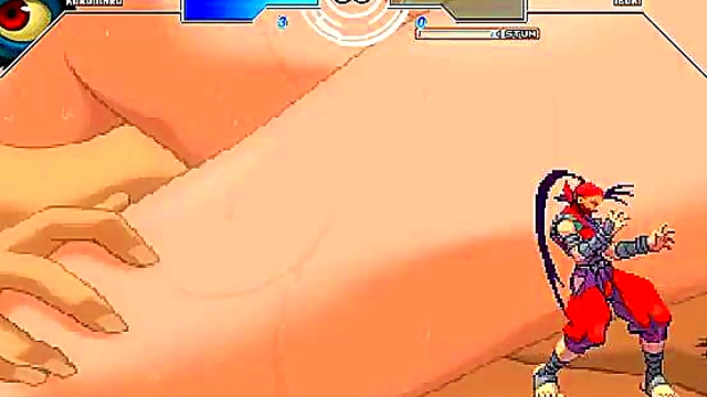 Horny Hentai Fighter Shows Off Her Skills With Intense Blowjob Session