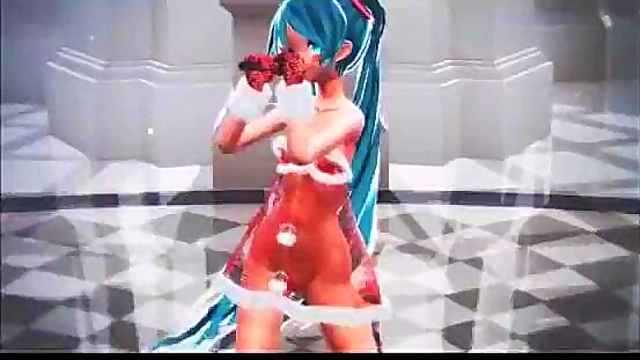 Blue-Haired Anime Cutie Celebrates Valentine’s Day With Steamy Toon Action