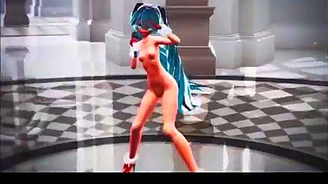 Blue-Haired Anime Cutie Celebrates Valentine’s Day With Steamy Toon Action