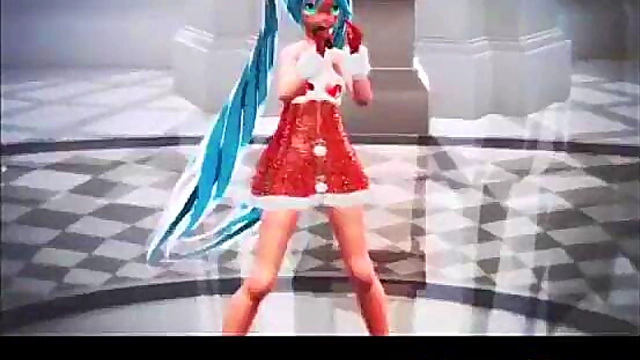 Blue-Haired Anime Cutie Celebrates Valentine’s Day With Steamy Toon Action