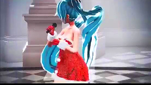 Blue-Haired Anime Cutie Celebrates Valentine’s Day With Steamy Toon Action