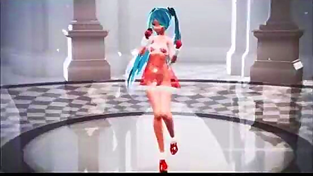 Blue-Haired Anime Cutie Celebrates Valentine’s Day With Steamy Toon Action