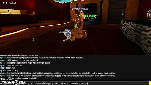 3D Hentai Game Adventure – Sugary Bedroom Seduction With IMVU Characters