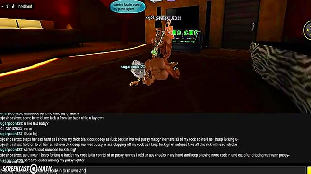 3D Hentai Game Adventure – Sugary Bedroom Seduction With IMVU Characters