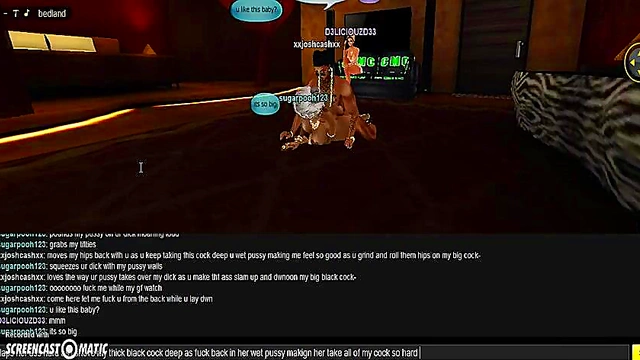 3D Hentai Game Adventure – Sugary Bedroom Seduction With IMVU Characters