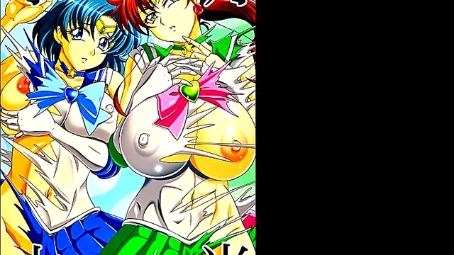 Sailor MoonErotic Anime Slideshow – Gekkou Mizuki’s Big Breasts in Group Action