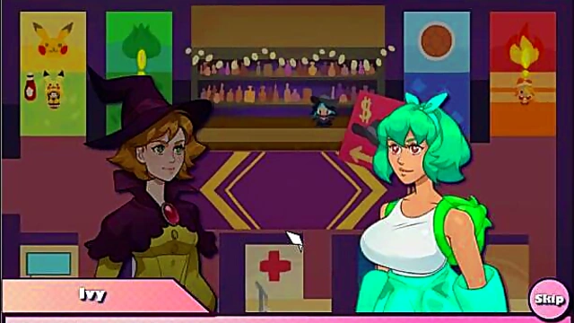 LolaRiMax Cuddles in Magic-Powered Pokemon Cosplay XXX Gameplay