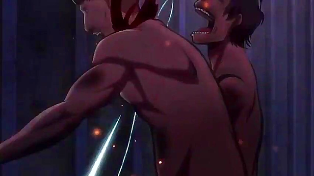Shingeki No Kyojin Anime Couple Engage In Hot Hentai Shonen Sex Scene