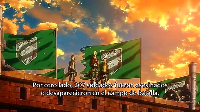 Shingeki No Kyojin Anime Couple Engage In Hot Hentai Shonen Sex Scene