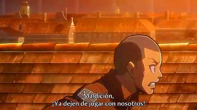 Shingeki No Kyojin Anime Couple Engage In Hot Hentai Shonen Sex Scene