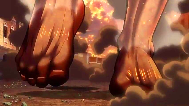 Shingeki No Kyojin Anime Couple Engage In Hot Hentai Shonen Sex Scene