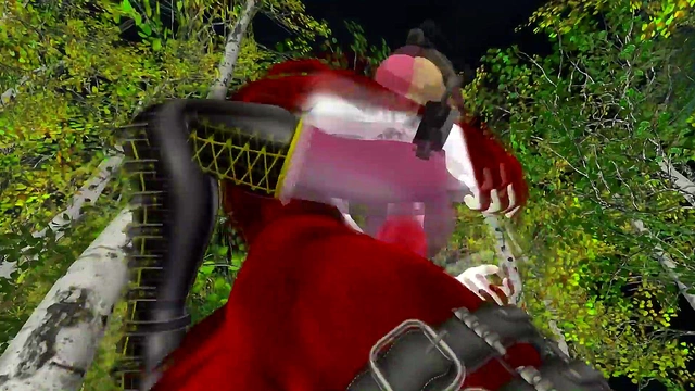 Horny Bunny Fucks Big-Cock Wolf in Doggy & Cowgirl for Halloween Orgy