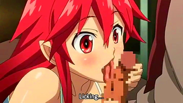 Step Sister Gives Anime blowjob & Swallows Big Load From Brother's Dick