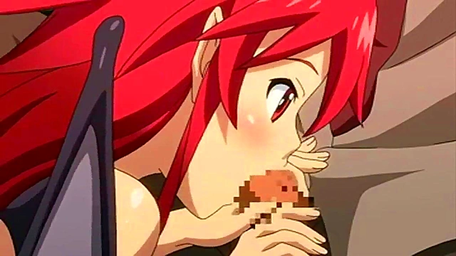 Step Sister Gives Anime blowjob & Swallows Big Load From Brother's Dick