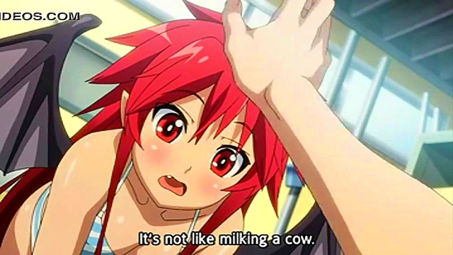 Step Sister Gives Anime blowjob & Swallows Big Load From Brother's Dick