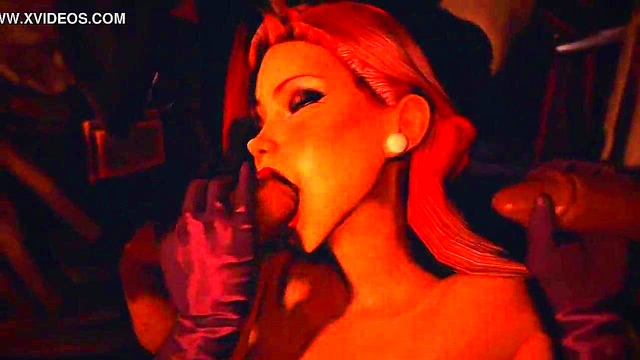 Redhead Jessica Takes 3D Bukakke In BlowBang With Rabbit SFM