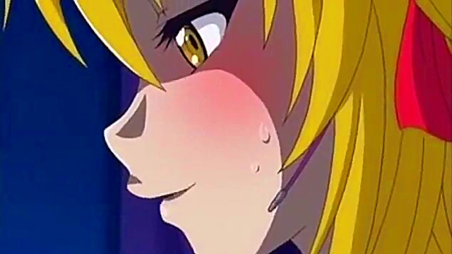 Blonde Big Tits Hentai Babe Masturbates On Webcam During NetSex Chat