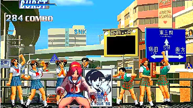 Athena Asamiya Battles Bridget in Steamy Hentai Mugen Match-Up