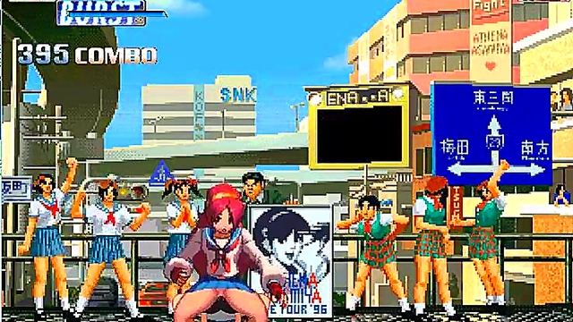 Athena Asamiya Battles Bridget in Steamy Hentai Mugen Match-Up
