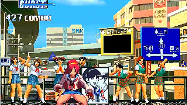 Athena Asamiya Battles Bridget in Steamy Hentai Mugen Match-Up
