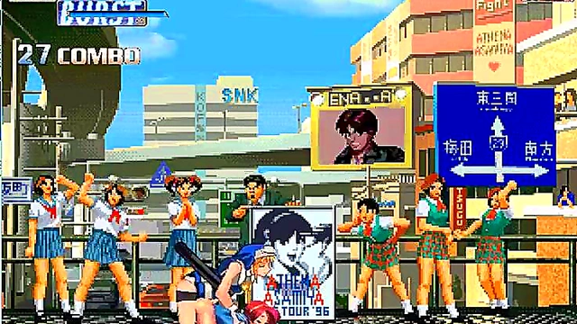 Athena Asamiya Battles Bridget in Steamy Hentai Mugen Match-Up