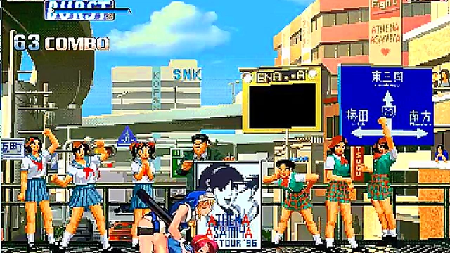 Athena Asamiya Battles Bridget in Steamy Hentai Mugen Match-Up