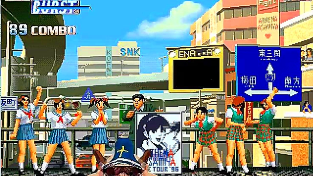 Athena Asamiya Battles Bridget in Steamy Hentai Mugen Match-Up