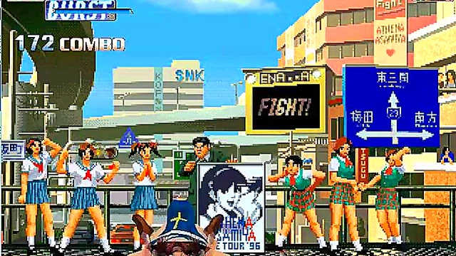 Athena Asamiya Battles Bridget in Steamy Hentai Mugen Match-Up