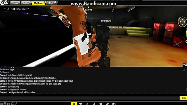 Sloppy Head Action With IMVU Hentai Chick In Hot Animated Session