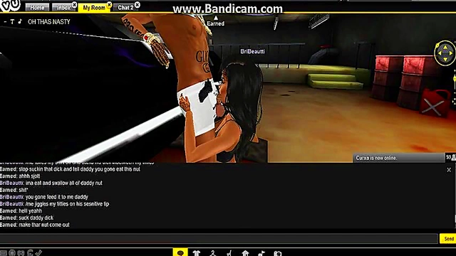 Sloppy Head Action With IMVU Hentai Chick In Hot Animated Session