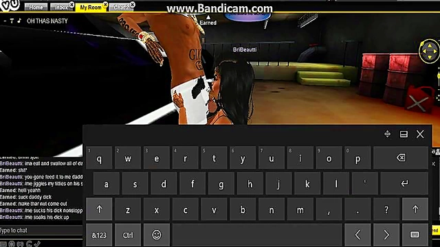 Sloppy Head Action With IMVU Hentai Chick In Hot Animated Session