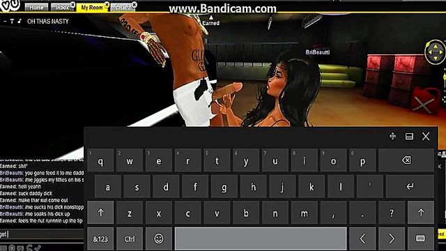 Sloppy Head Action With IMVU Hentai Chick In Hot Animated Session