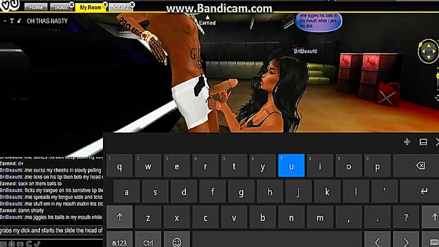Sloppy Head Action With IMVU Hentai Chick In Hot Animated Session