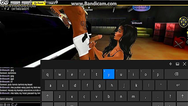 Sloppy Head Action With IMVU Hentai Chick In Hot Animated Session