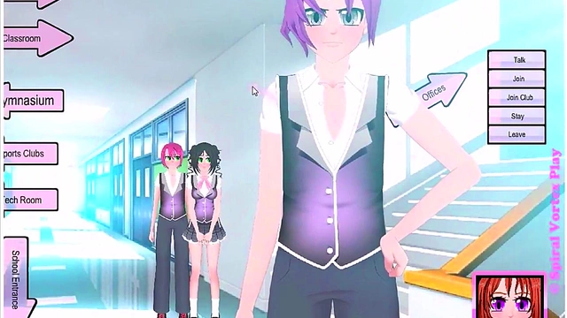 Umichan Maiko Classroom Cheats With Sexy Hentai Game Action