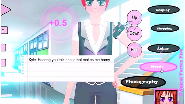 Umichan Maiko Classroom Cheats With Sexy Hentai Game Action